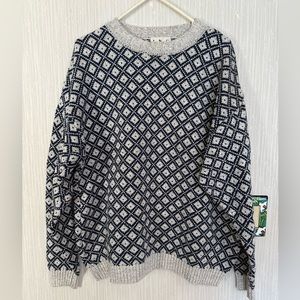 Knit Blue Grey Sweater XXL
